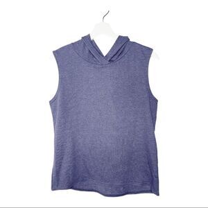 VENUS Sleeveless Blue Vest Hooded 